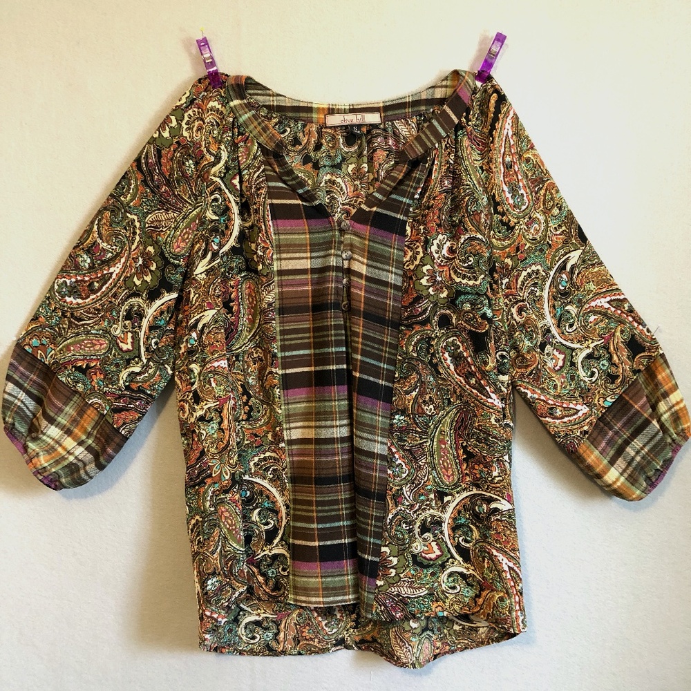 Olive Hill Women's Boho Blouse